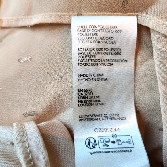 Free People Bali Keely Embroidered Dots Lace Chiffon BoHo Maxi Dress Sz XS - NWT - Picture 10 of 11